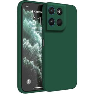Case for Motorola Moto g57 / g57 Power / g67 Power (6.72 inches) TPU Silicone Skin Protector – Dark Green