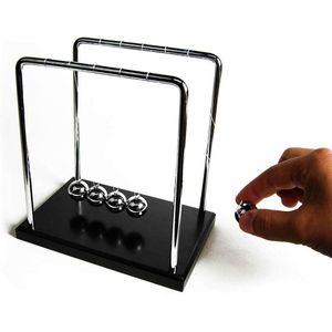  لعبة حامل كرة التوازن نيوتن كرادل الكبيرة لعبة وآلة بندول نيوتن المكتبية 