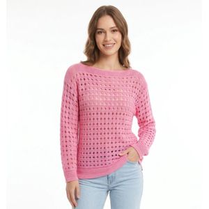 بلوزة كاجوال مثقبة - بنك