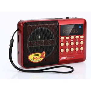 Radio – MP3 Player with USB JOC H1011BT Portable Bluetooth FM Radio – MP3 Player with USB & TF Card Support – Rechargeable