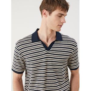 LC Waikiki Polo Neck Striped Men's T-Shirt