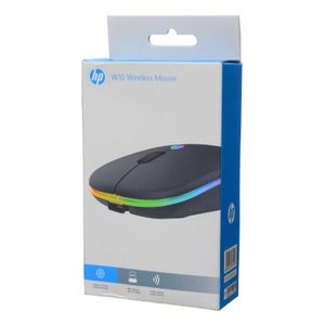 HP Wireless Mouse W10 - High Precision, Ergonomic Design, Black