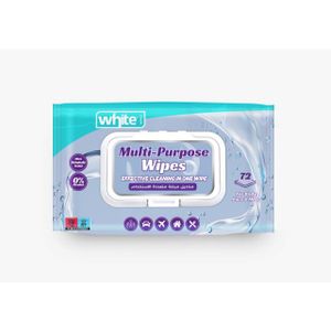 White مناديل وايت متعددة الاستخدامات - 72 منديل