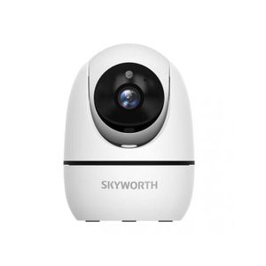 Skyworth كاميرا أمان منزلية لاسلكية H30P بدقة 3 ميجابكسل LC2405 - أبيض