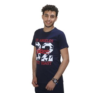 General تي شيرت مطبوع - كحلى