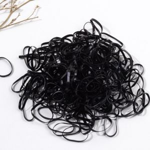 100pcs Random Colored Elastics Bands Hair Ties, Non-Disposable