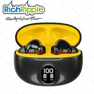RichRipple GT11 Bluetooth Headsets Digital Display Wireless Earpods Black