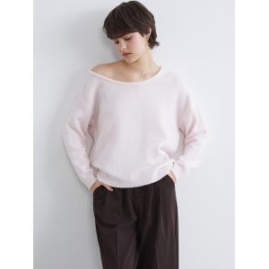 LC Waikiki Boat Neck Oversize Women's Knitwear Sweater 