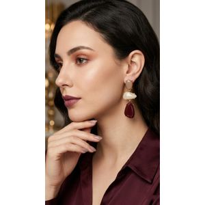 fluffy women accessories أقراط متدلية أكريليك متعددة الألوان – أقراط نسائي أنيقة للمناسبات اليومية