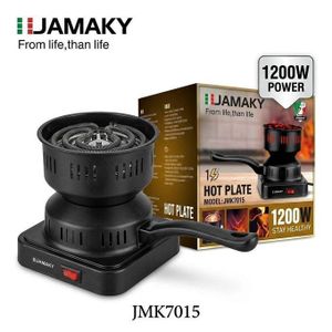 Jamaky موقد وشعلة تخييم كهربائي JMK بقوة 1200 واط، موديل JMK7015