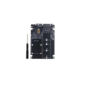 Adapter SSD M2 mSATA Adapter M2 SATA SSD mSATA SSD to SATA3.0 6Gbps Board 2.5" SATA to M2 Converter M.2 to SATA Riser for Laptop