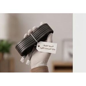 كابل حرارة تليفون 2 متر-اسود