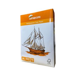 ورق طباعة وتصوير من كابتن كوبي، A4، 70 جرام،  رزمة (500 ورقة)
