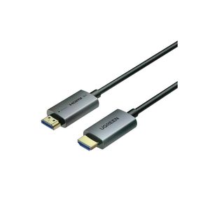 Ugreen - HD183 20m 8K HDMI Fiber Optic Cable Male to Male Aluminum Shell  – Gray