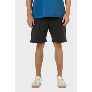 Chertex Gray Stitched Panel Cotton Shorts