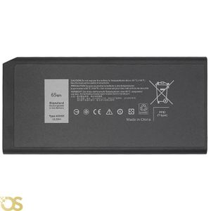 Os بطارية متوافقة مع Dell Latitude (11.1V / 65Wh ≈ 5850mAh) 5404 7404 5414 7414 Rugged Extreme (4XKN5 CJ2K1 65WH)- ضمان 3 أشهر