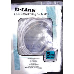D-Link CAT6 Patch Cable (5M (16 FEET)