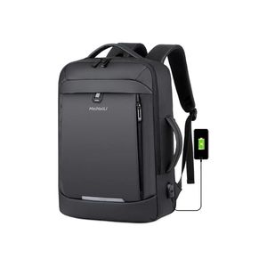 MEINAILI 17 Inch Laptop Backpack with USB – Black
