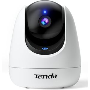 tenda 2K Security Camera Indoor, WiFi 6 Pet Baby Cameras for Home Security, One-Touch Calling, Human/Pet/Baby Crying Detection, Night Vision, Plug-in WiFi Camera for Inside House (CP3 Pro)
