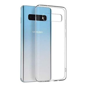 جراب خلفي ناعم لهاتف سامسونج جالاكسي إس 10 بلس - شفاف