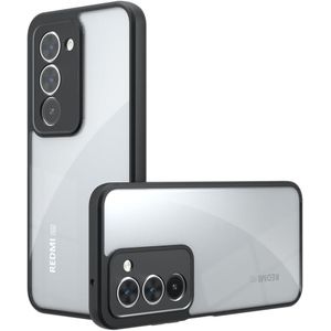 Case for Xiaomi Redmi 15 4G - Shockproof Case, Case with Transparent PC Back & Non-Slip Silicone Edges - Transparent