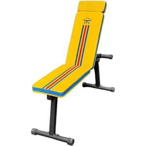 مقعد تمارين متعدد الأوضاع قابل للتعديل - مقعد مسطح، مائل، ومستقيم لتمارين الصالة الرياضية المنزلية - مناسب لتمارين الصدر والكتف والبطن - هيكل حديدي قوي