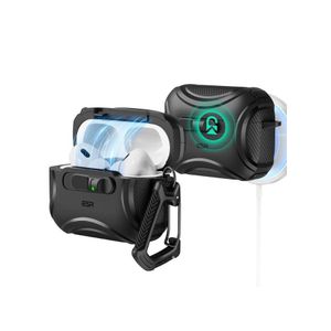 ESR for AirPods Pro 3 Case (2025), Compatible with Airpods Pro 3rd Generation Case (USB-C Cable), Effortless MagSafe, Drop-Proof Lock, Easy Open, Cyber Series black