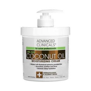 Advanced clinicals كريم ترطيب بزيت جوز الهند – 454 جم