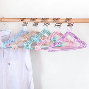 10pcs Hanger - Non-slip Silicone Lined Metal Hangers for Drying Rack, Also Suitable for Kids, Size 40x20cm, 10pcs Multi-Color Provides