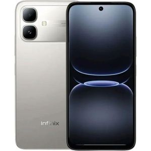 Infinix تليفون سمارت 20 ثنائي الشريحة ذاكرة 128 جيجابايت رامات 4+4 جيجابايت شبكة الجيل الرابع إل تي إي - سيلفر