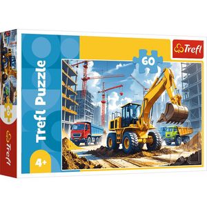 Trefl بازل جرار حفار ولودر 60 قطعة - 17406