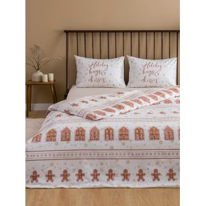 LC Waikiki New Year Themed Double Duvet Cover Full Set