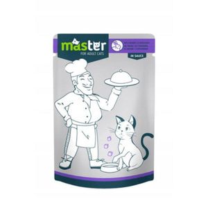 Master Adult Cat Wet Food with Rabbit Pieces in Gravy 80 g