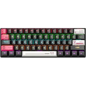 Onikuma MT605 Tri-Mode RGB Gaming Mechanical Keyboard - Black