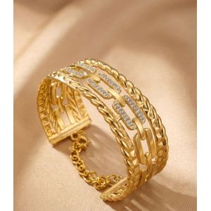 اسورة حريمي مطلي ذهب – سوار دهبي – اسورة ستانلس مطلي – اكسسوارات حريمي – هدية عيد الفطر – هدية عيد الام – اسورة موضة