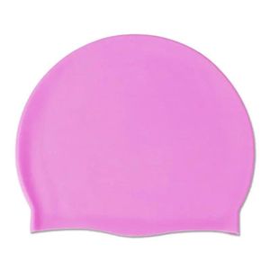 Silicone Swim Cap Waterproof Swimming Cap Adult Kids Elastic Soft Silicone Pool Cap Long Hair Short Hair Swimming Hat Unisex Training Fitness Professional Silicone Swim Cap