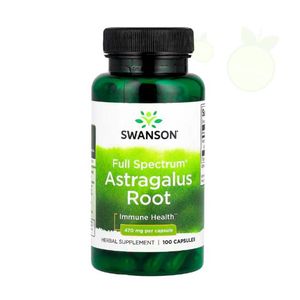 Swanson Full Spectrum Astragalus Root, 470 mg, 100 Capsules