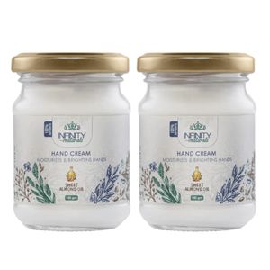 Infinity انفنيتي ناتشورال كريم مرطب للايدين باللوز الحلو 150 جم 1+1