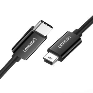 Ugreen كابل USB-C إلى Mini USB أسود (50445)
