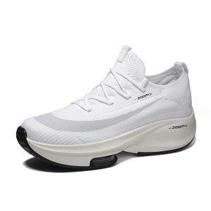 Fashion 3000 White Gray Uni Luxury Sport Shoes Men Women Zoom