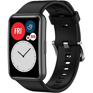 Watch band compatible with Huawei Fit/Fit Neo/Fit Elegant/Fit SE, replacement silicone band for women and men (without tracker)