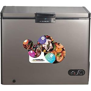 Hamburg فريزر افكي من هامبورج 350 لتر - فضي - CF-350-SS