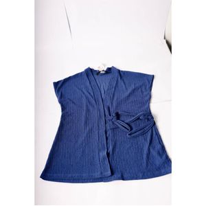 M Sou Blue blouse, medium size