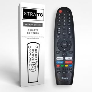 StraTG جهاز تحكم عن بعد ريموت لتلفزيون Grouhy Magic Crystal الذكي 341