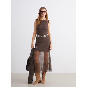 LC Waikiki Crew Neck Lace Dress