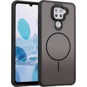 Case For Xiaomi Redmi Note 9 / Redmi 10X 4G Translucent Matte PC Back & Soft TPU Edge, Not Compatible with MagSafe Anti-Scratch Shockproof Cover with Full Camera Protection - Black