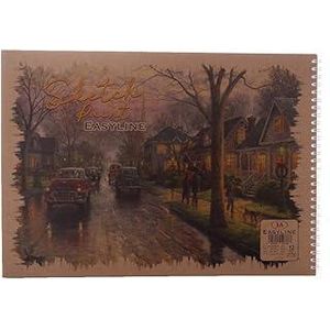 3A Easy Line 12478-3 Wire Drawing Pad 12 Sheets White - Multi Color