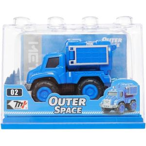 سيارة جيش بلاستيكية صغيرة محولة - أزرق Ofer-211