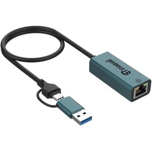 ST-UE106+ Type-C + USB 3.0 LAN Card ST-Standard