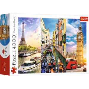 Trefl A Journey Through Europe Puzzle 4000 Pieces - 45009